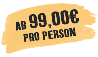 Ab 99,00 € pro Person