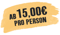 15€ pro Person