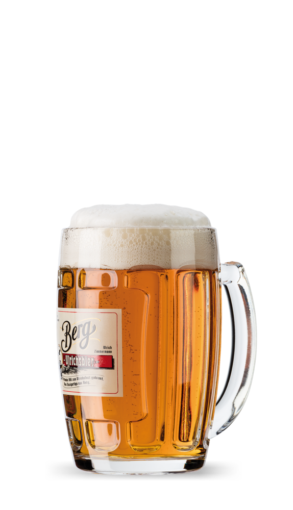 Berg Ulrichsbier im Glas