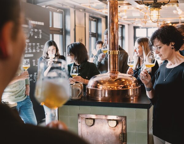 Berg Brauerei Erlebnisse Verkostung in der Gruppe