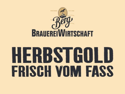 Herbstgold frisch vom Fass