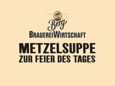 Metzelsuppe zur Feier des Tages