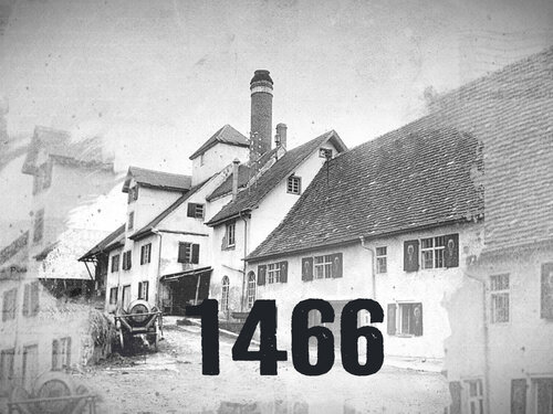 Berg Brauerei Geschichte Altes Foto vom Wirtshaus