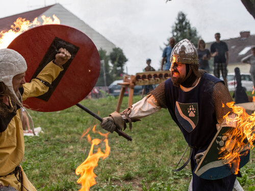 Burghof - mittelalterliches Lagerleben