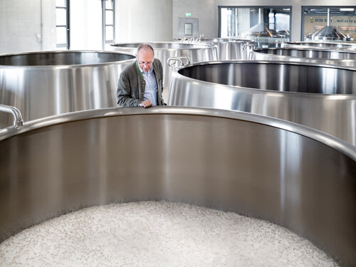 Berg Brauerei Bottich-Gärung Sudhaus von heute