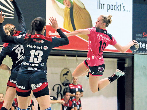 Berg Brauerei Engagement Handball Frauen aus Metzingen