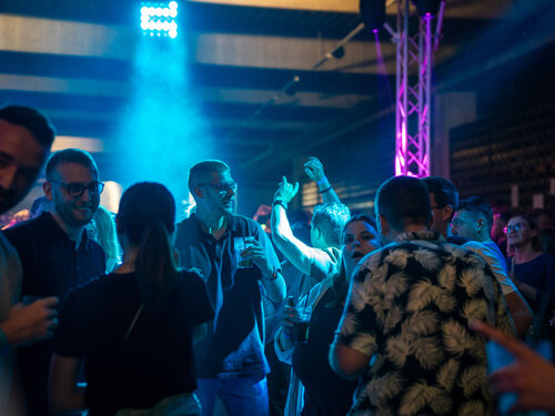 Party im Bierlager