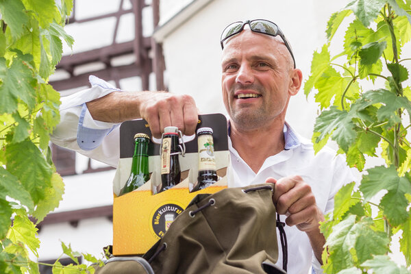 Berg Brauerei Erlebnisse Wandern mit Bier