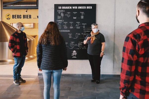 Berg Brauerei Erlebnisse Besichtigung Einführung in das Brauen