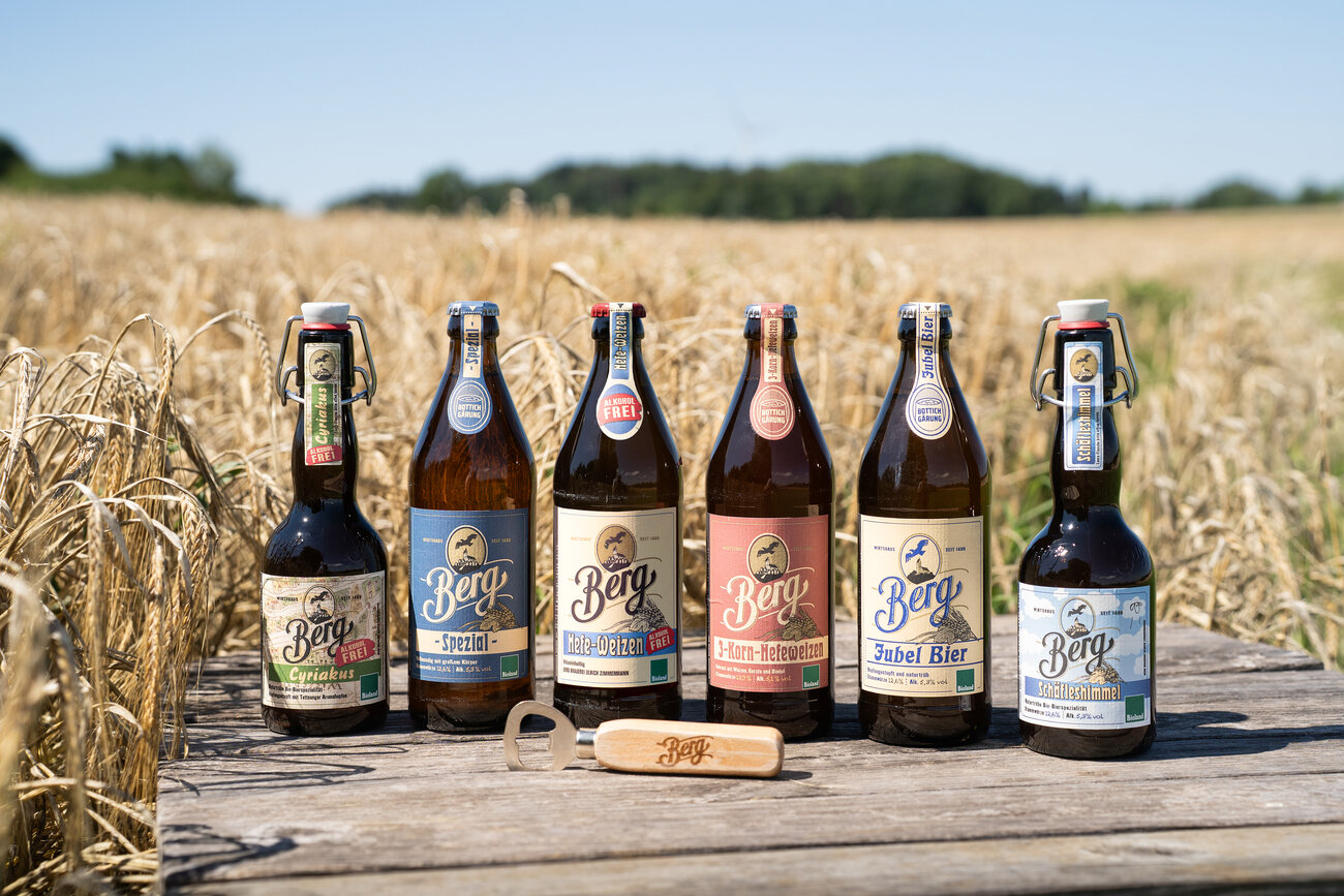 Berg Bier-Spezialitäten mit der "Alb Leisa"-Gerste