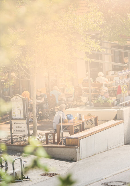 BrauereiWirtschaft mit Terrasse